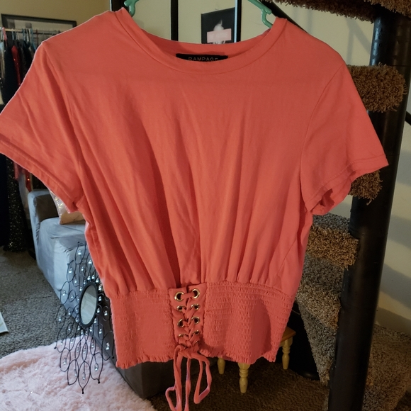 Pink Corset Top - Picture 1 of 3